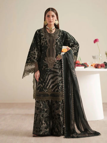82A 3 PC Lawn | Original Designer Unstitched | Suit Jojo Summer '26