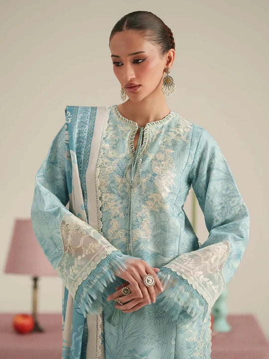 86A 3 PC Lawn | Original Designer Unstitched | Suit Jojo Summer '26