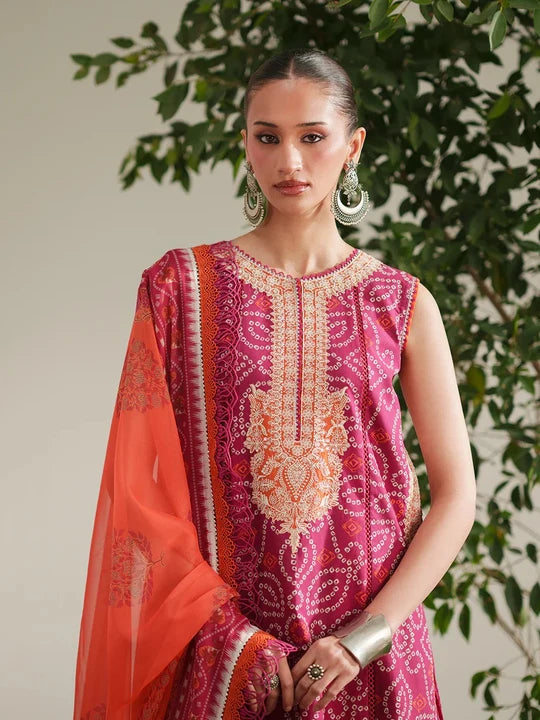 87A 3 PC Lawn | Original Designer Unstitched | Suit Jojo Summer '26
